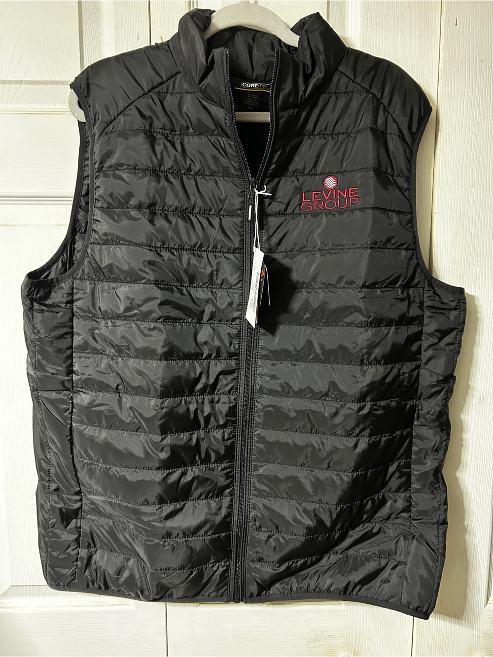 Men's Black Quilted Packable Vest